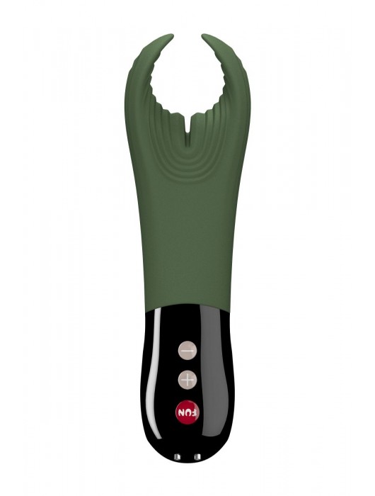 Фаллостимулятор Manta цвета хаки с вибрацией - Fun Factory - в Ростове-на-Дону купить с доставкой