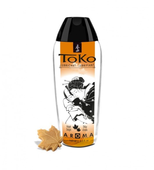Интимный гель TOKO Maple Delight с ароматом кленового сиропа - 165 мл. - Shunga - купить с доставкой в Ростове-на-Дону
