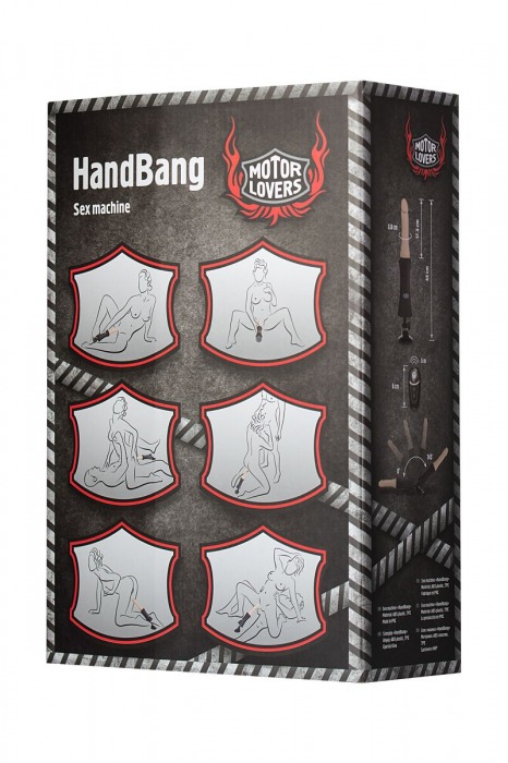 Секс-машина с телесной насадкой HandBang MotorLovers - ToyFa - купить с доставкой в Ростове-на-Дону