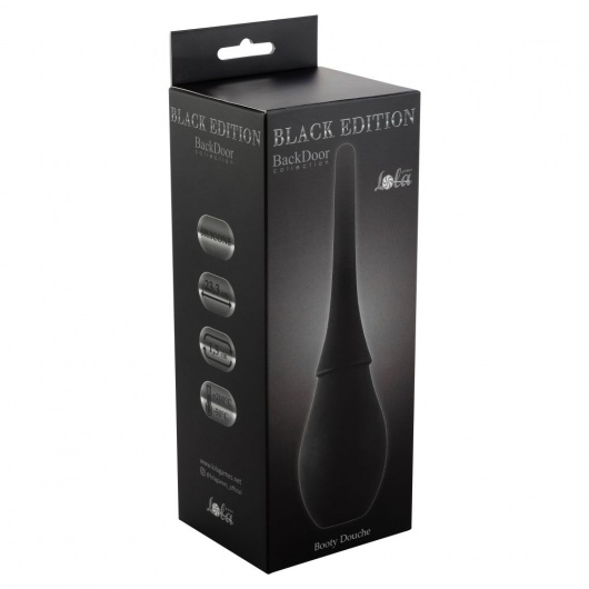 Чёрный анальный душ Booty Douche - Lola Games - купить с доставкой в Ростове-на-Дону