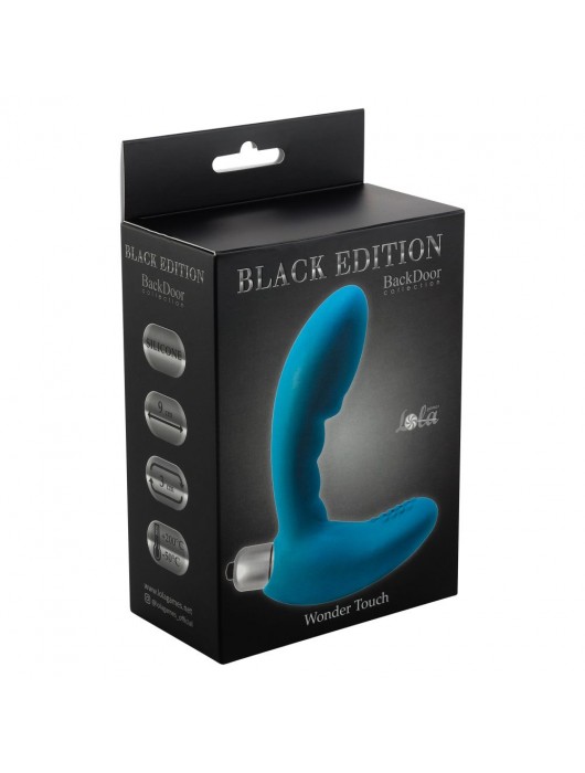 Голубой стимулятор простаты с вибрацией Wonder Touch Aqua - Lola Games - в Ростове-на-Дону купить с доставкой