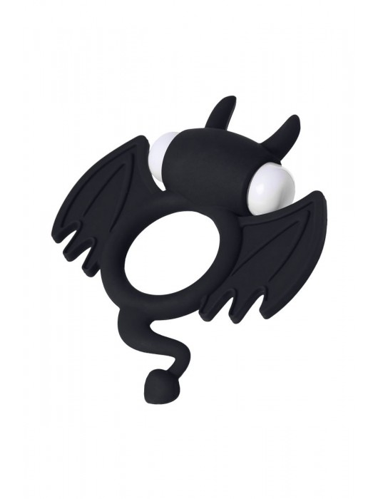 Черное эрекционное кольцо на пенис JOS COCKY DEVIL - JOS - в Ростове-на-Дону купить с доставкой