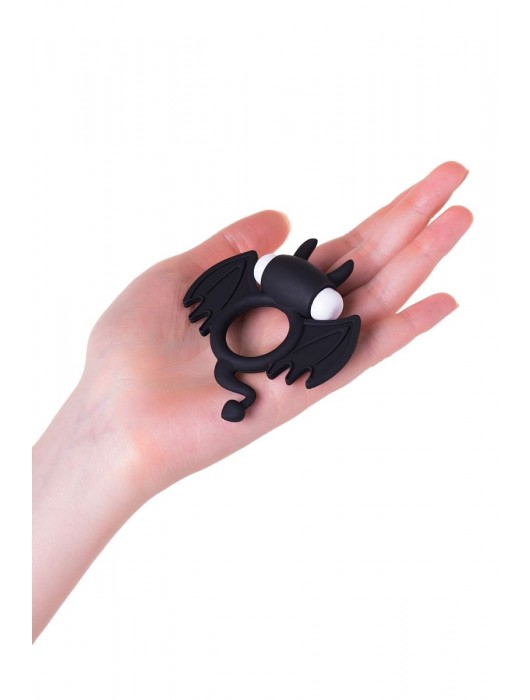 Черное эрекционное кольцо на пенис JOS COCKY DEVIL - JOS - в Ростове-на-Дону купить с доставкой