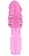Стимулирующая розовая насадка с шишечками и шипами - 13,5 см. - Toyfa Basic - в Ростове-на-Дону купить с доставкой