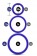 Набор из 3 синих эрекционных колец VS4 Pure Premium Silicone Cock Ring Set - Blush Novelties - в Ростове-на-Дону купить с доставкой