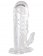 Прозрачная гелевая насадка с клиторальным отростком - 13 см. - Toyfa Basic - в Ростове-на-Дону купить с доставкой