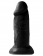 Черный фаллоимитатор-гигант на присоске 10  Chubby - 25 см. - Pipedream