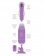 Фиолетовый автоматический вибромассажер с функцией поступательных движений Love Thrust-Her - Pipedream - купить с доставкой в Ростове-на-Дону