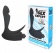 Черный силиконовый массажер простаты Sex Expert с отростком - Bior toys - в Ростове-на-Дону купить с доставкой