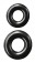 Набор из двух эрекционных колец черного цвета Double Stack - NS Novelties - в Ростове-на-Дону купить с доставкой