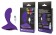 Фиолетовый изогнутый вибромассажер с 10 режимами вибрации - 9 см. - Bior toys