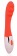 Красный ребристый вибромассажер с 10 режимами вибрации - Bior toys