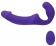Фиолетовый безремневой вибрострапон с пультом - 21,5 см. - Howells - купить с доставкой в Ростове-на-Дону
