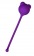 Фиолетовый силиконовый вагинальный шарик A-Toys с ушками - A-toys