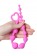 Розовая силиконовая анальная цепочка Long Sweety - 34 см. - ToyFa