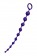 Фиолетовая силиконовая анальная цепочка Grape - 35 см. - ToyFa
