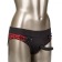 Красно-черные страпон-трусики Pegging Panty Set - размер L-XL - California Exotic Novelties - купить с доставкой в Ростове-на-Дону