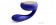 Синий вибромассажер для пар Tara Midnight Blue - Lelo