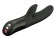 Черный вибромассажер LEOPARD с 10 режимами вибрации - 23,7 см. - A-LOVING