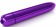 Фиолетовая гладкая вибропуля Rocket Bullet - 8,9 см. - Pipedream