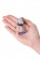 Серебристая конусовидная анальная пробка с фиолетовым кристаллом - 7 см. - ToyFa - купить с доставкой в Ростове-на-Дону