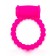 Розовое малоэластичное эрекционное кольцо с вибрацией - Brazzers - в Ростове-на-Дону купить с доставкой