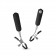 Черные виброзажимы на соски Easytoys Nipple Clamps With Vibrating Bullets - ONE DC B.V.