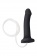 Черный фаллос с имитацией эякуляции Silicon Cum Dildo L - 19,6 см. - Strap-on-me - купить с доставкой в Ростове-на-Дону