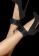 Черные поножи Luxury Ankle Cuffs - Shots Media BV - купить с доставкой в Ростове-на-Дону