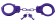 Металлические фиолетовые наручники - Pipedream - купить с доставкой в Ростове-на-Дону