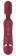 Красный универсальный массажер Silicone Massage Wand - 20 см. - Shots Media BV