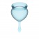 Набор голубых менструальных чаш Feel good Menstrual Cup - Satisfyer - купить с доставкой в Ростове-на-Дону