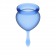 Набор синих менструальных чаш Feel good Menstrual Cup - Satisfyer - купить с доставкой в Ростове-на-Дону