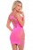 Облегающее бесшовное мини-платье - Pink Lipstick купить с доставкой