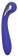 Фиолетовый вибромассажер с электростимуляцией Intimate Estim Petite G Wand - 19 см. - California Exotic Novelties - купить с доставкой в Ростове-на-Дону