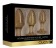 Набор из 3 золотистых анальных пробок Acrylic Goldchip Butt Plug Set - Shots Media BV