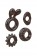 Набор из 4 эрекционных колец различной формы и размера RING MY BELL - Zero Tolerance - в Ростове-на-Дону купить с доставкой