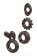Набор из 4 эрекционных колец различной формы и размера RING MY BELL - Zero Tolerance - в Ростове-на-Дону купить с доставкой