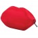 Красная микрофибровая подушка для любви Kiss Wedge - Liberator - купить с доставкой в Ростове-на-Дону