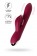 Бордовый вибратор-кролик Sangra - 20,5 см. - ToyFa купить в Ростове-на-Дону с доставкой в Orgasmix.ru Бордовый вибратор-кролик Sangra - 20,5 см. - ToyFa