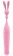 Розовый клиторальный вибростимулятор с длинными ушками - 20 см. - Brazzers