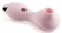 Нежно-розовый мембранный стимулятор клитора Polly - 13,3 см. - Kiss Toy