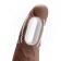 Коричневый перезаряжаемый вибрострапон - 18 см. - Lux Fetish - купить с доставкой в Ростове-на-Дону