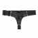 Чёрные лаковые трусики для страпона - БДСМ Арсенал - купить с доставкой в Ростове-на-Дону