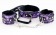 Пурпурный кружевной набор: ошейник и наручники - ToyFa - купить с доставкой в Ростове-на-Дону