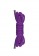 Фиолетовая нейлоновая веревка для бандажа Japanese Mini - Shots Media BV - купить с доставкой в Ростове-на-Дону