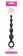Чёрная анальная цепочка Perles D Lux Short - 16,5 см. - NS Novelties