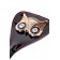 Чёрный стек с совой на кожаном наконечнике - 24 см. - ToyFa - купить с доставкой в Ростове-на-Дону