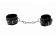 Черные кожаные наручники с заклепками - Shots Media BV - купить с доставкой в Ростове-на-Дону