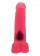 Нежно-розовая гелевая насадка в форме фаллоса с мошонкой - 18,5 см. - LOVETOY (А-Полимер) - купить с доставкой в Ростове-на-Дону